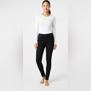 Express - High Rise Black Skinny Jeans